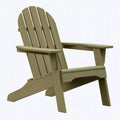 Adirondack Gartenstuhl 98 x 78 x 92 cm aus Holz Olivgrün mit breiten Armlehnen